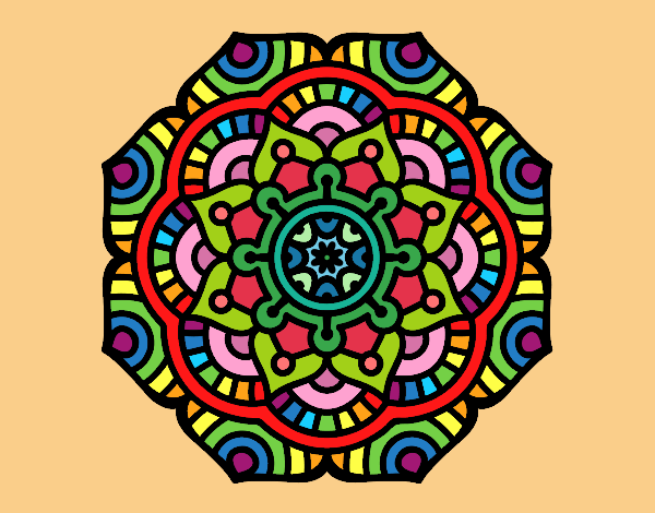 Mandala flor conceptual