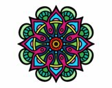 Dibujo Mandala mundo árabe pintado por emily123