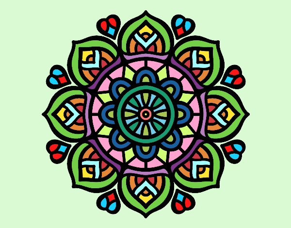 Mandala para la concentración mental