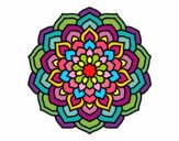 Dibujo Mandala pétalos de flor pintado por Lizz58 