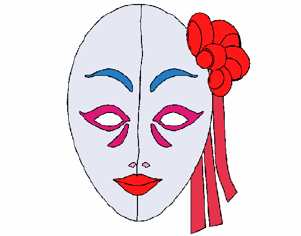 Dibujo Máscara italiana pintado por emily123