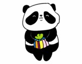 Panda con regalo