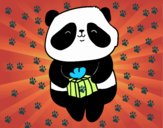 Panda con regalo