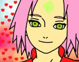 Sakura Haruno red