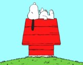 Snoopy durmiendo