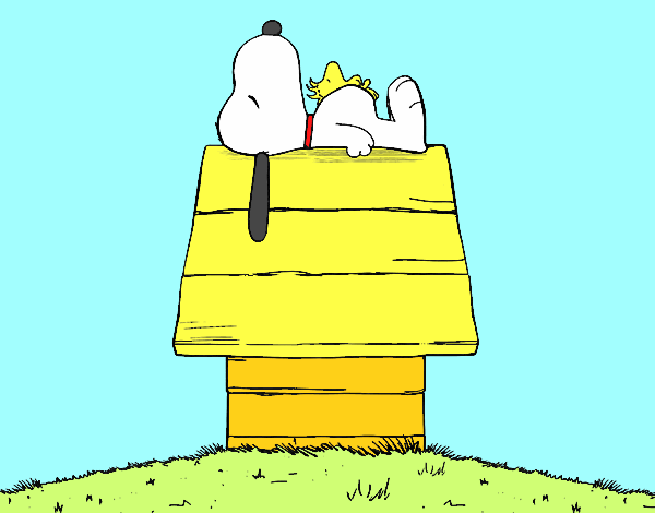 Snoopy durmiendo