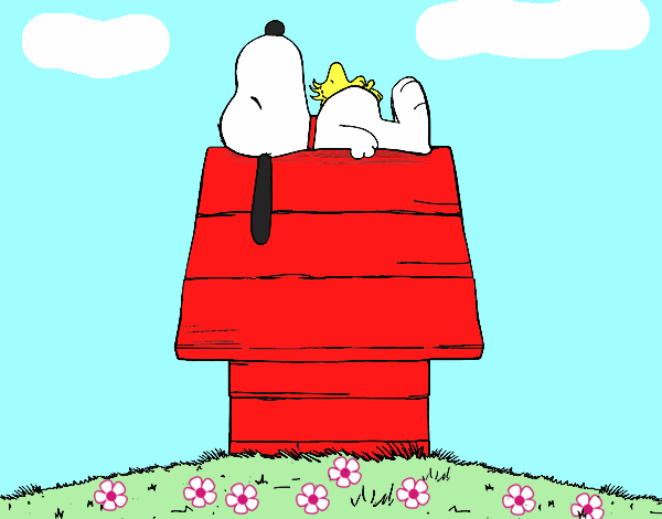 Snoopy durmiendo