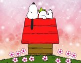 Snoopy durmiendo