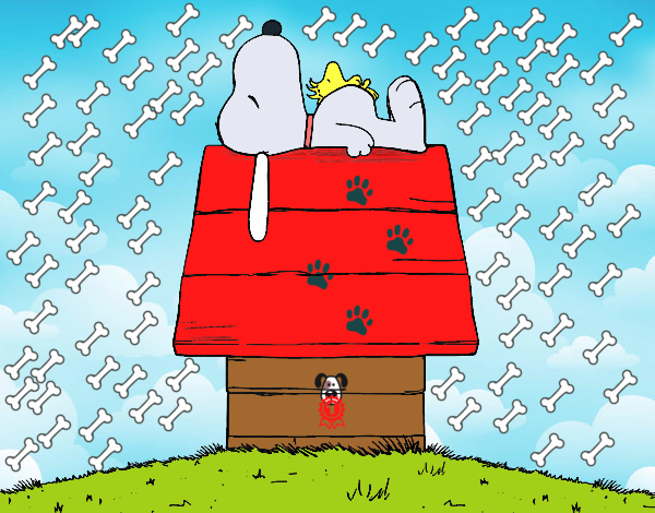 Snoopy durmiendo