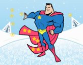 Dibujo Superhombre pintado por frederick2