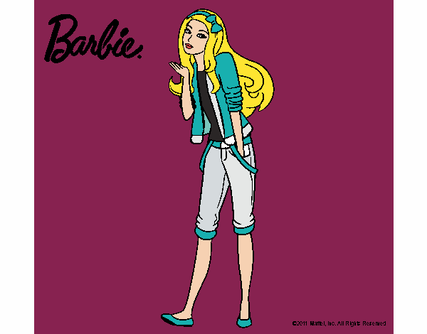 Barbie con look casual