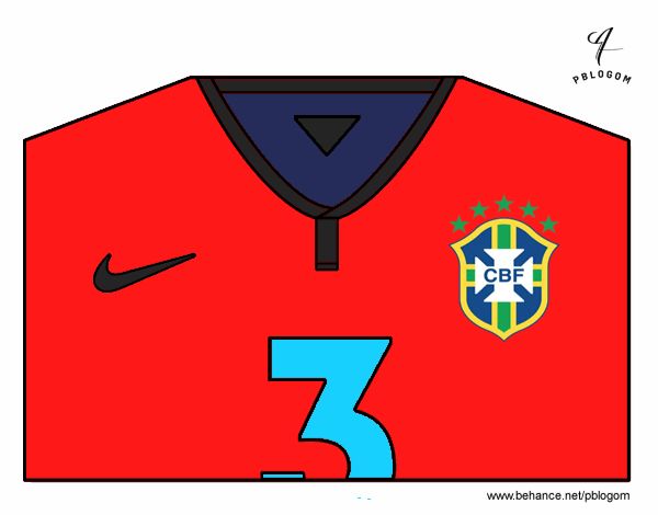 Camiseta del mundial de fútbol 2014 de Brasil