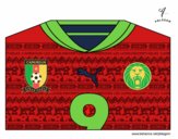 Camiseta del mundial de fútbol 2014 de Camerún