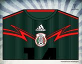 Camiseta del mundial de fútbol 2014 de México