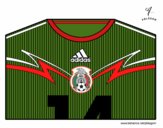 Camiseta del mundial de fútbol 2014 de México