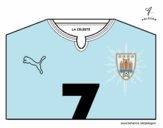 Camiseta del mundial de fútbol 2014 de Uruguay