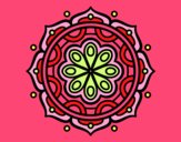 Dibujo Mandala para meditar pintado por macri