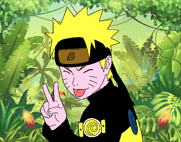 Naruto sacando lengua