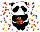 Panda con regalo