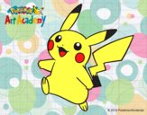 Dibujo Pikachu en Pokémon Art Academy pintado por emily123