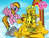 Rainbow Dash en su palacio