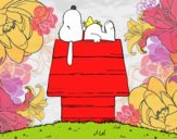 Snoopy durmiendo