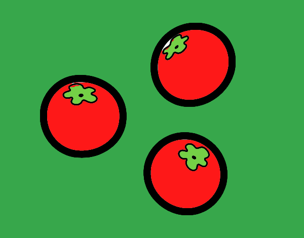 Dibujo Tomates cherry pintado por esmerlyn