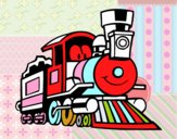 Dibujo Tren divertido pintado por rayomcquin