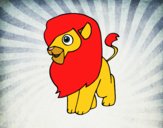 Un león