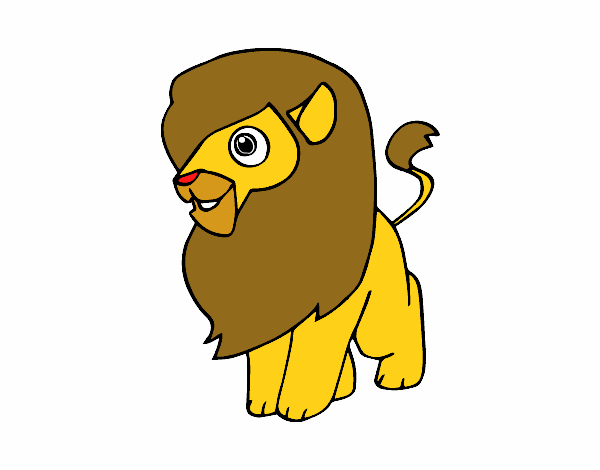 Un león