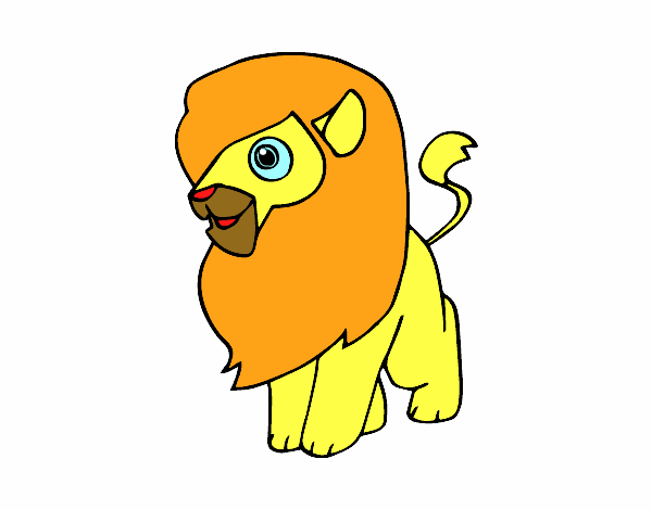 Un león