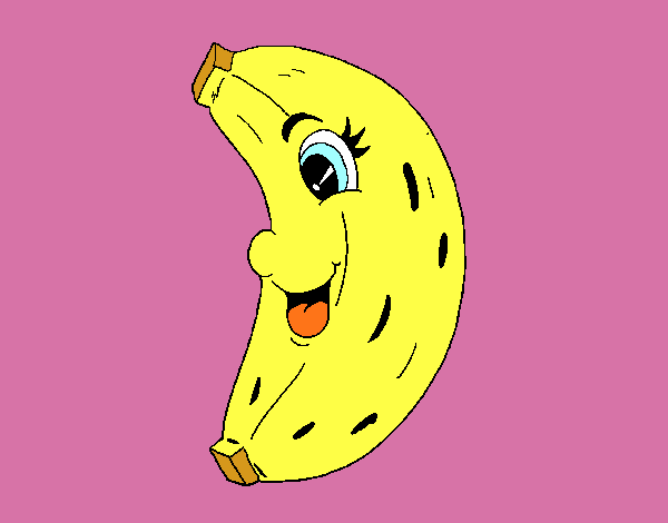 Banana feliz