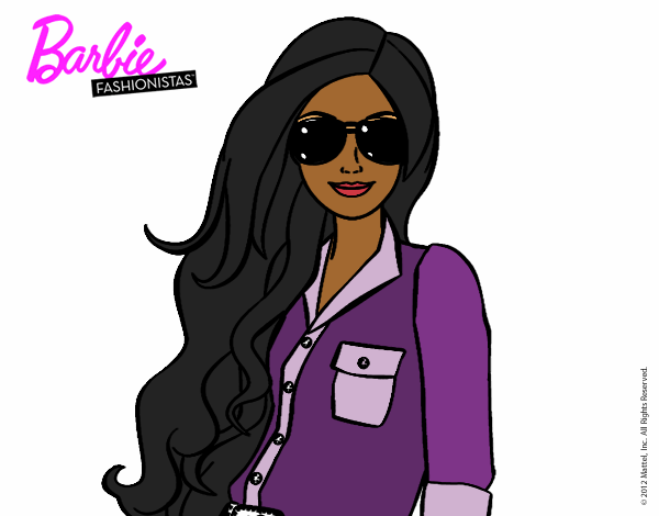 Barbie con gafas de sol