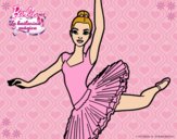 Dibujo Barbie en segundo arabesque pintado por Yeric12