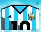 Camiseta del mundial de fútbol 2014 de Argentina