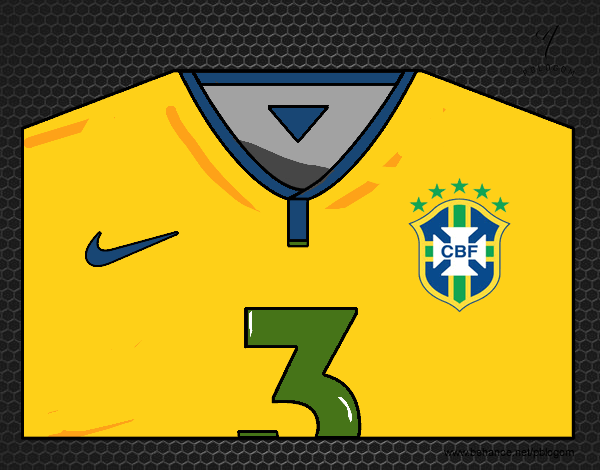 Camiseta del mundial de fútbol 2014 de Brasil