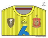 Camiseta del mundial de fútbol 2014 de España