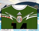 Camiseta del mundial de fútbol 2014 de México