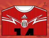 Camiseta del mundial de fútbol 2014 de México