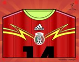 Camiseta del mundial de fútbol 2014 de México