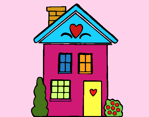 Casa con corazones