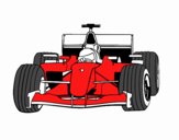 Dibujo Coche de F1 pintado por doramo