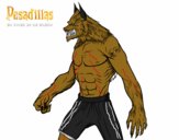Dibujo El hombre Lobo pintado por TACOS