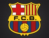 Dibujo Escudo del F.C. Barcelona pintado por ALEJO777