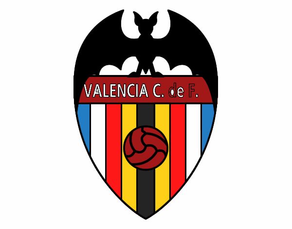 Dibujo de Escudo del Valencia C. F. pintado por en Dibujos.net el día ...