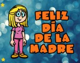 Dibujo Feliz día de la madre pintado por maria782