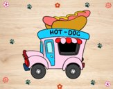 Food truck de perritos calientes