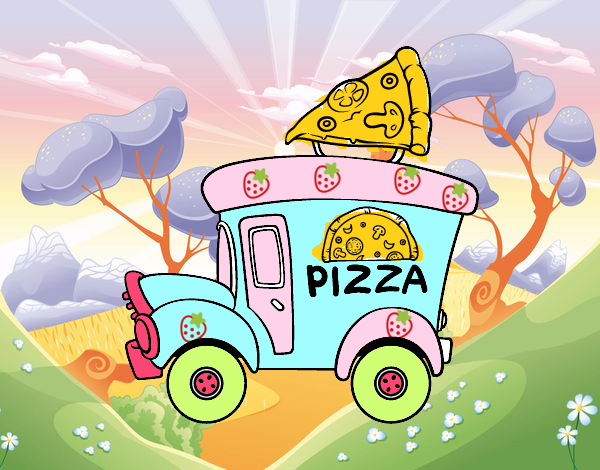 Food truck de pizza