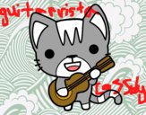 Gato guitarrista