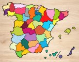 Dibujo Las provincias de España pintado por ru_82